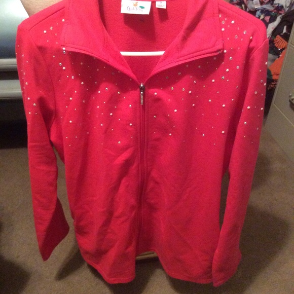 Quacker  Factory medium zip front top/jacket - Picture 4 of 9